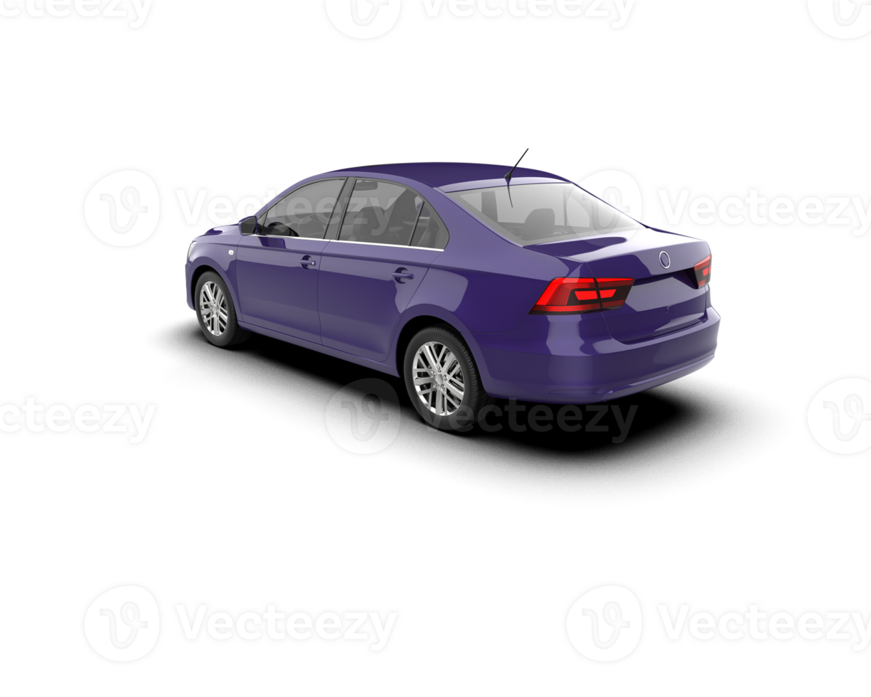 Modern car isolated on background. 3d rendering - illustration png