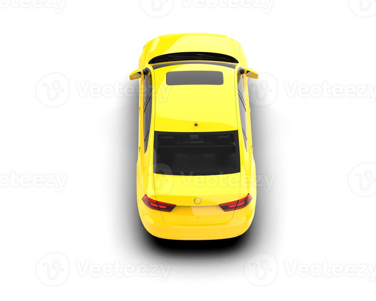 Modern car isolated on background. 3d rendering - illustration png