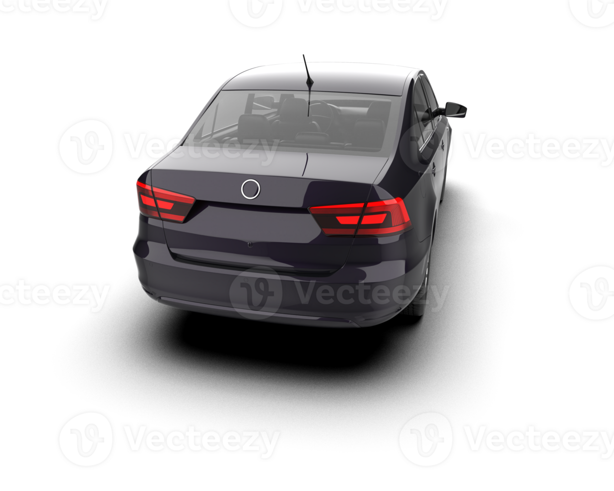 Modern car isolated on background. 3d rendering - illustration png