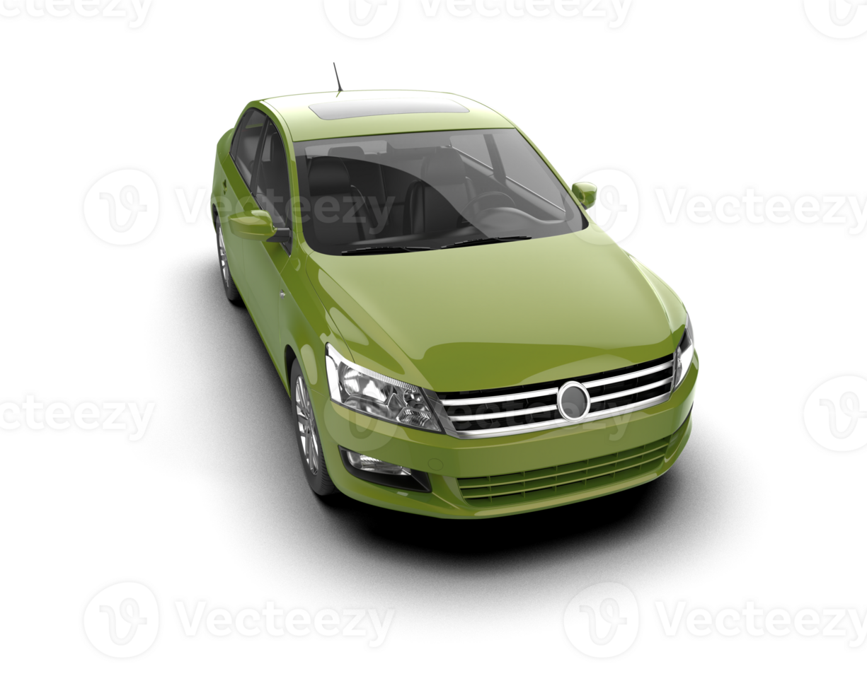 Modern car isolated on background. 3d rendering - illustration png