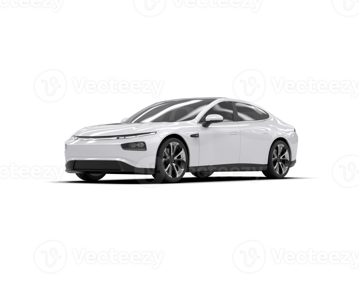 Modern car isolated on background. 3d rendering - illustration png
