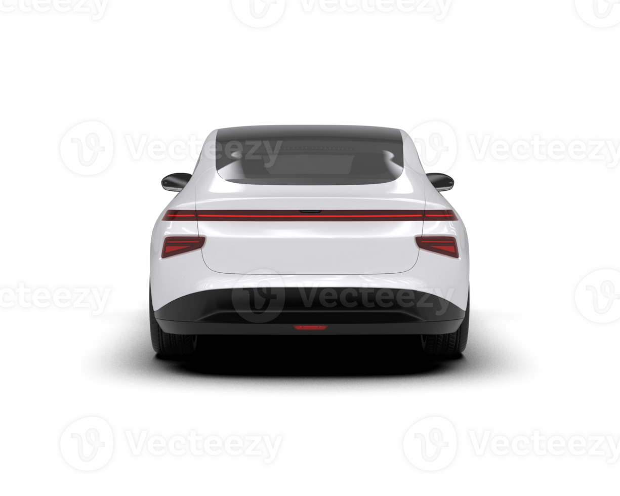 Modern car isolated on background. 3d rendering - illustration png