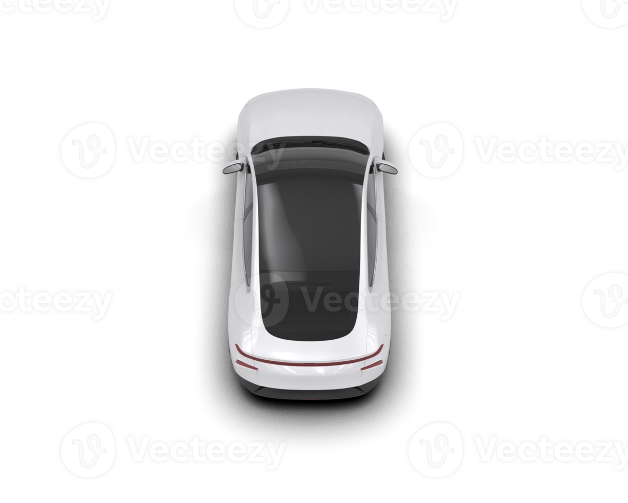 Modern car isolated on background. 3d rendering - illustration png