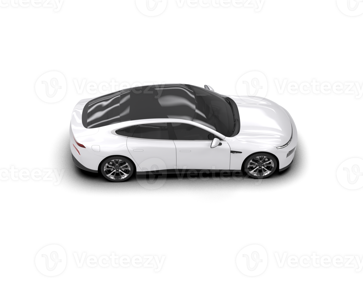 Modern car isolated on background. 3d rendering - illustration png