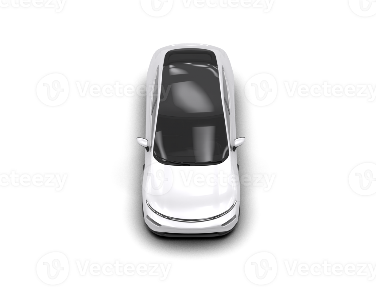 Modern car isolated on background. 3d rendering - illustration png