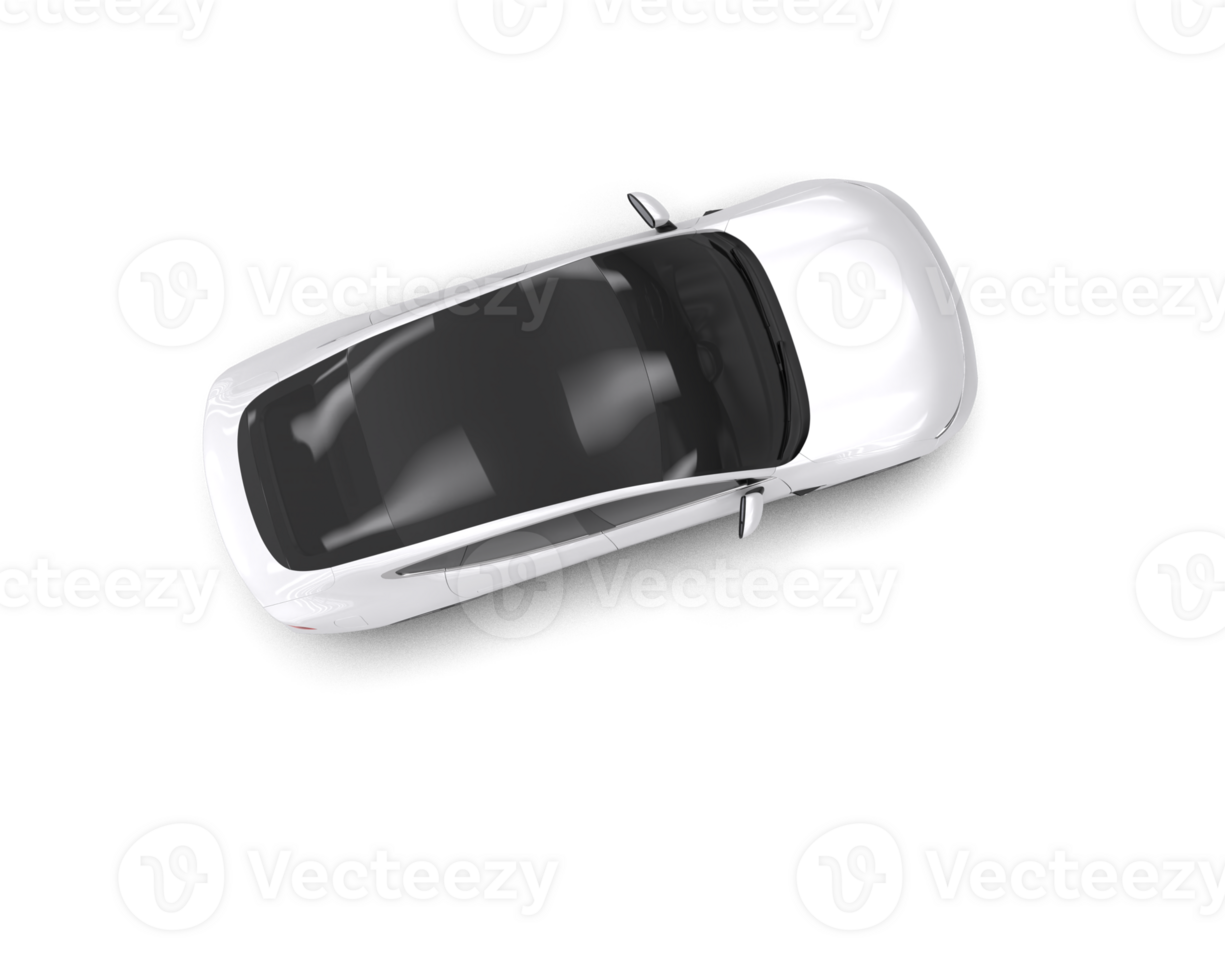 Modern car isolated on background. 3d rendering - illustration png