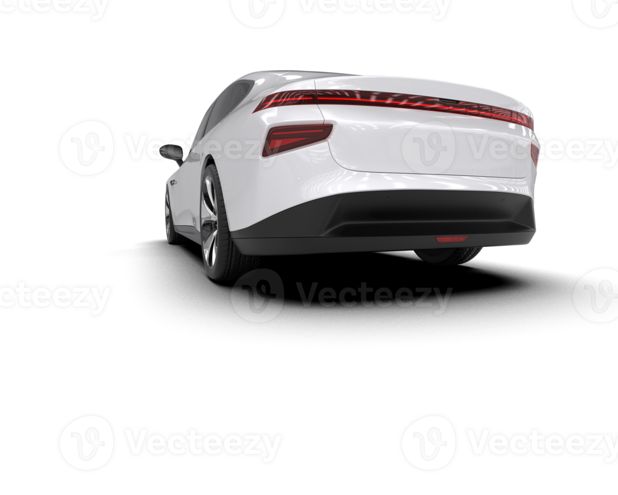 Modern car isolated on background. 3d rendering - illustration png