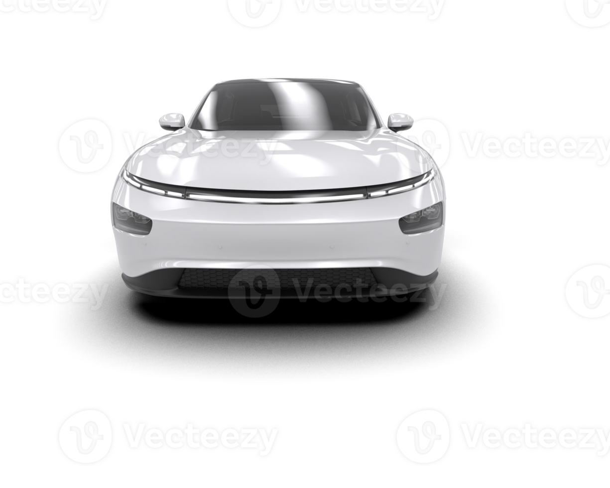 Modern car isolated on background. 3d rendering - illustration png