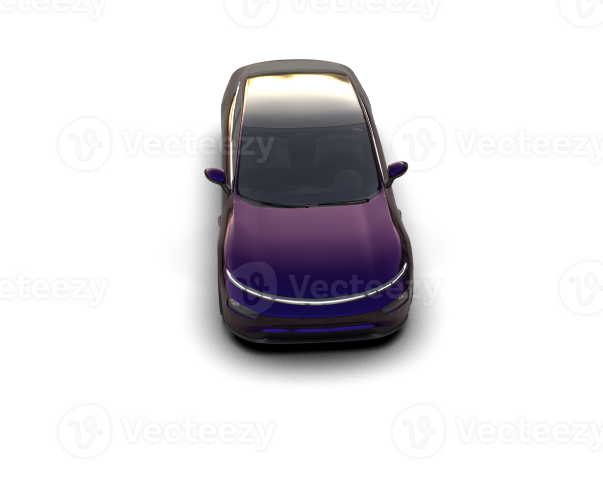 Modern car isolated on background. 3d rendering - illustration png