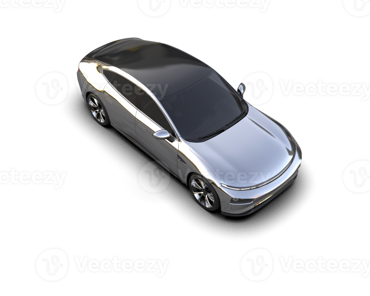 Modern car isolated on background. 3d rendering - illustration png