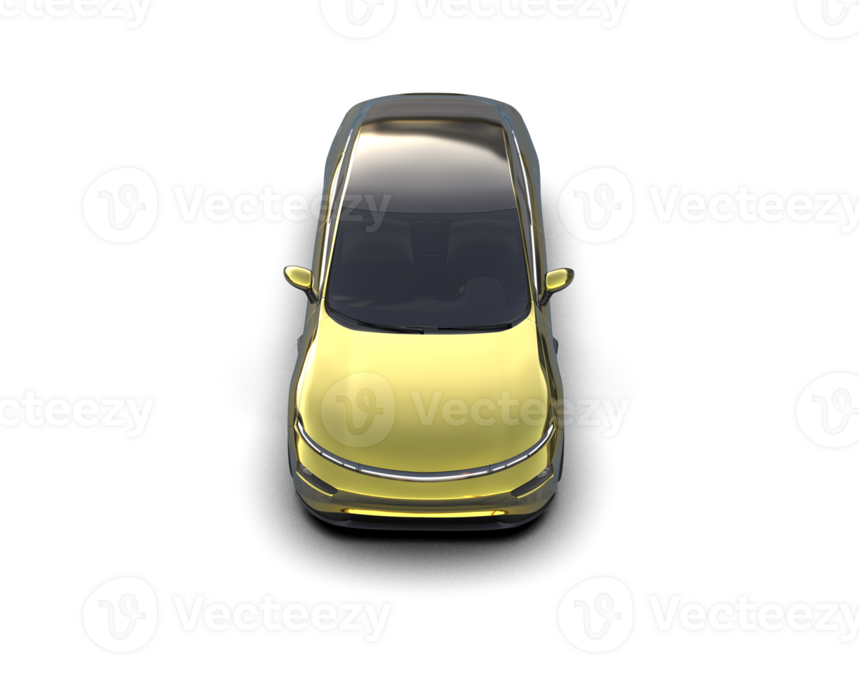 Modern car isolated on background. 3d rendering - illustration png