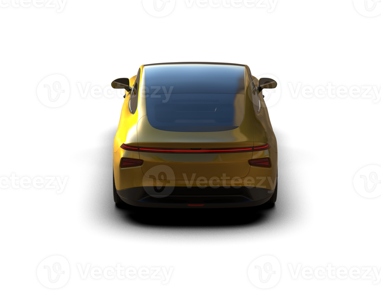 Modern car isolated on background. 3d rendering - illustration png