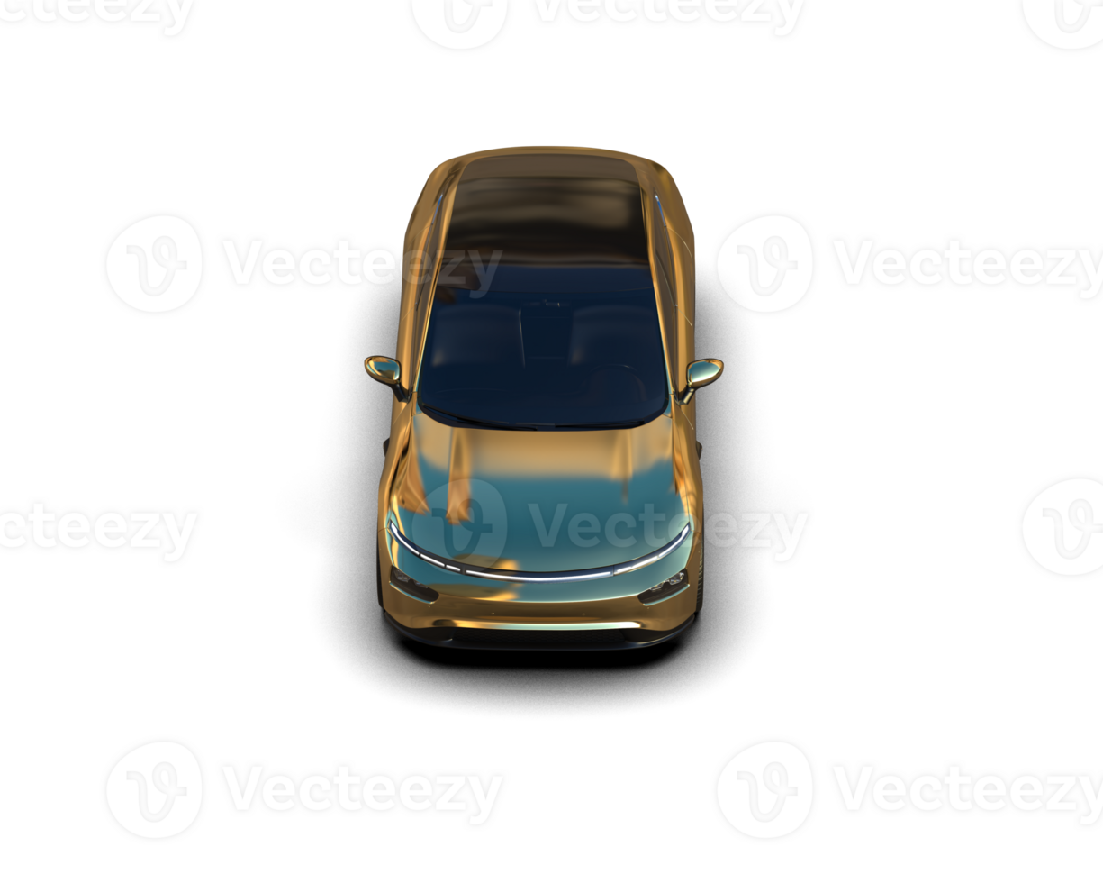 Modern car isolated on background. 3d rendering - illustration png