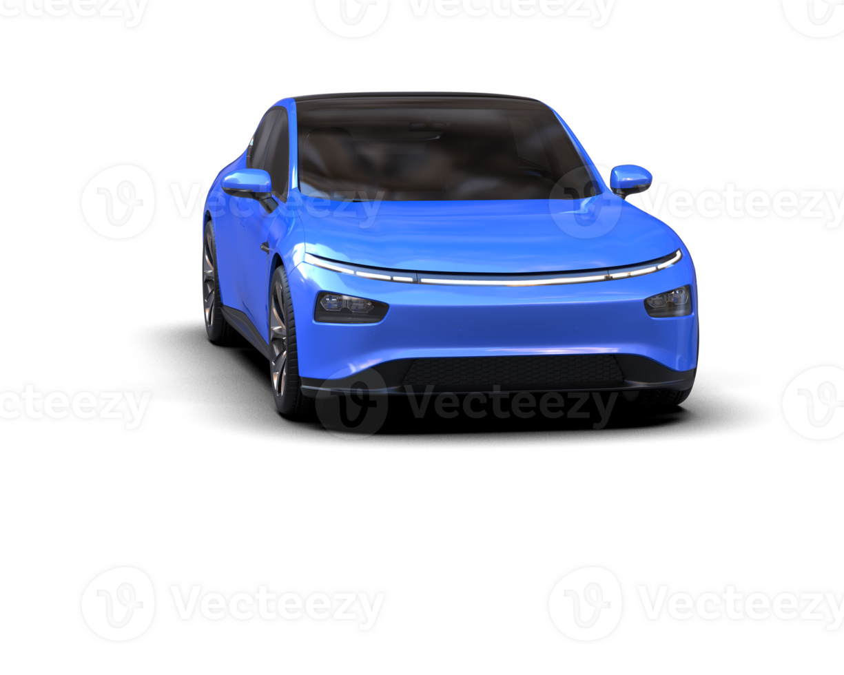 Modern car isolated on background. 3d rendering - illustration png