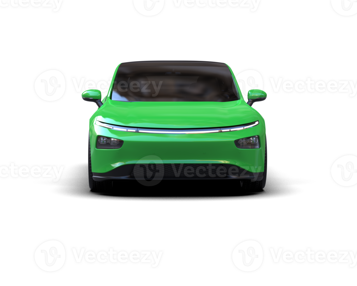 Modern car isolated on background. 3d rendering - illustration png