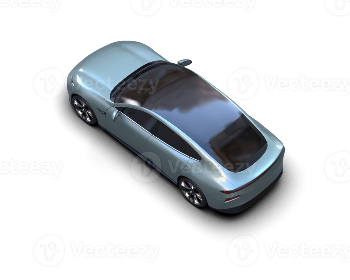 Modern car isolated on background. 3d rendering - illustration png