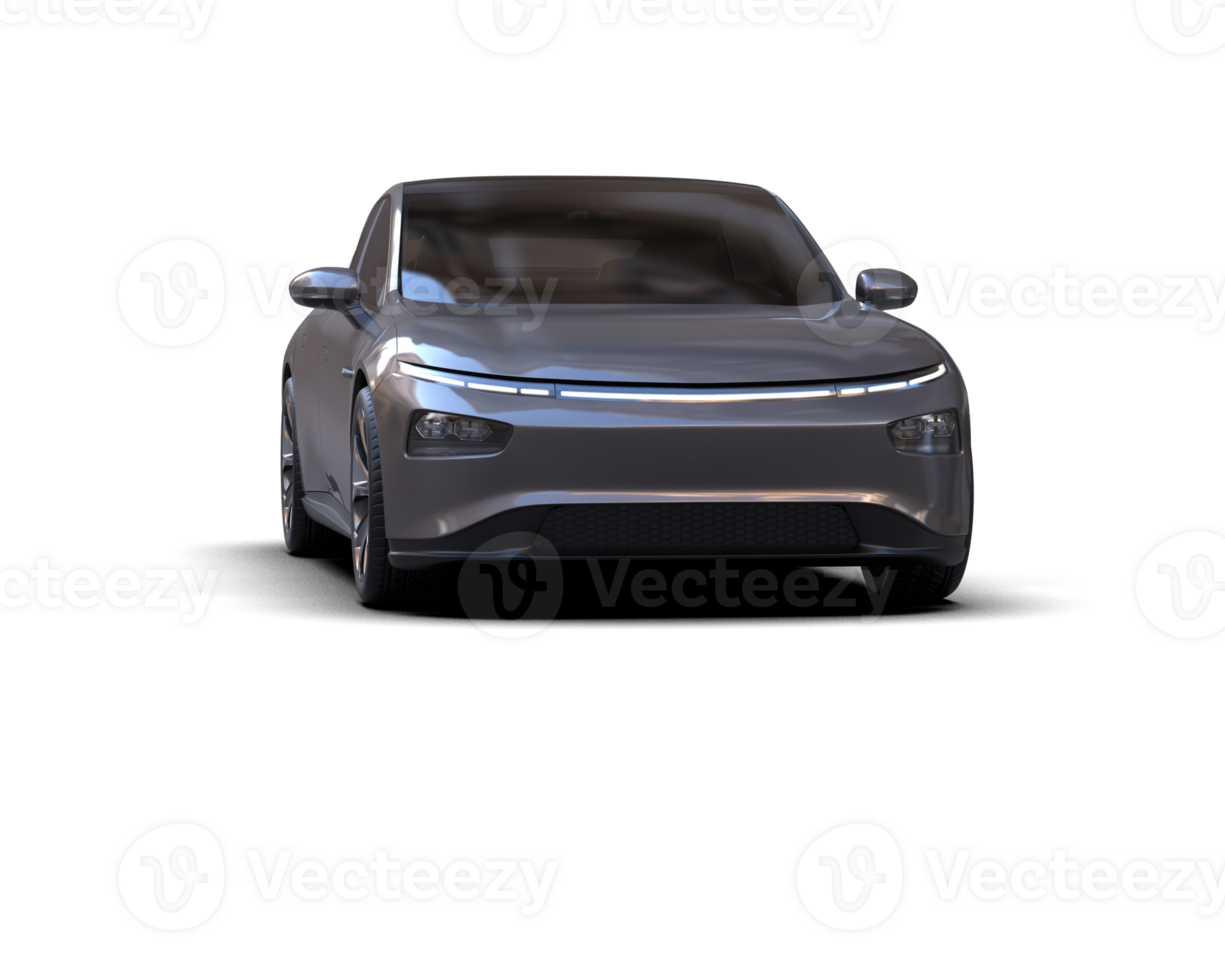 Modern car isolated on background. 3d rendering - illustration png