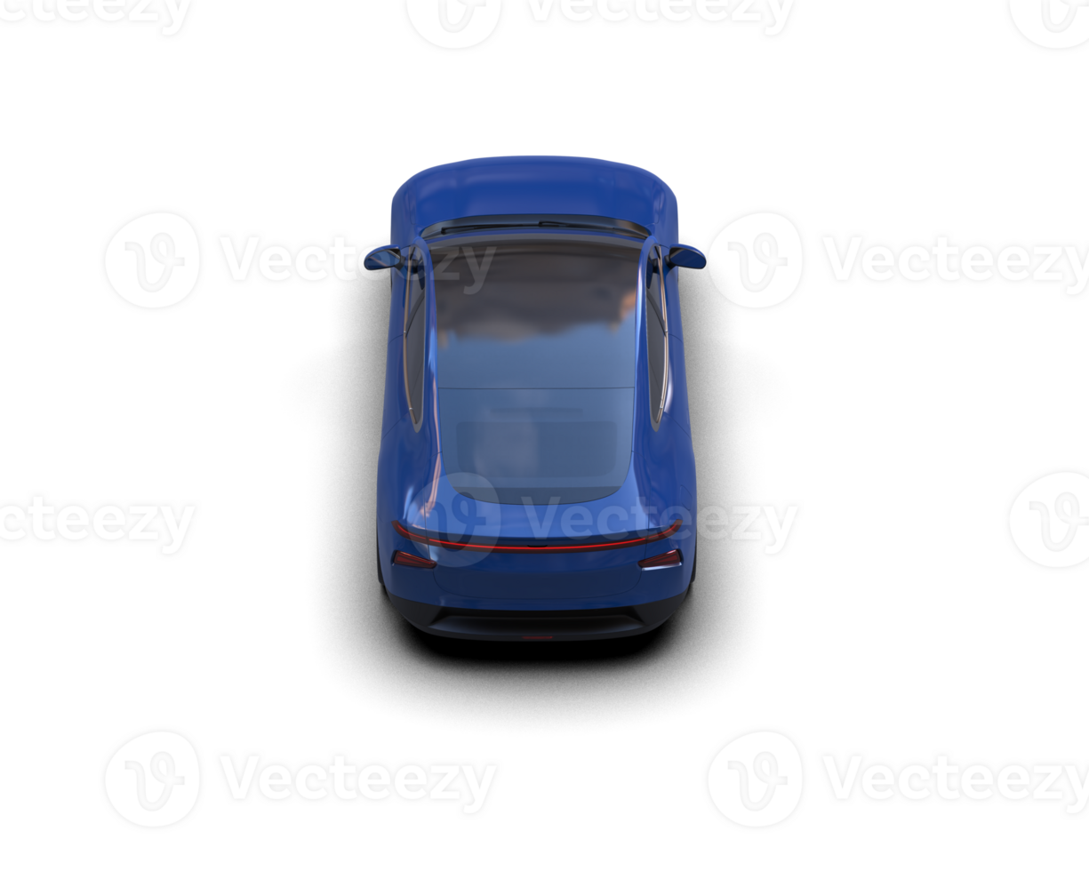 Modern car isolated on background. 3d rendering - illustration png
