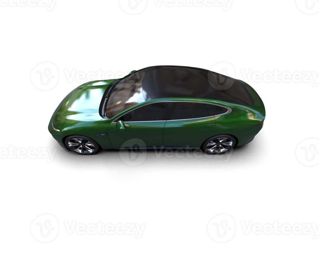 Modern car isolated on background. 3d rendering - illustration png