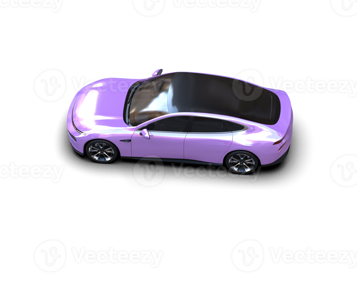 Modern car isolated on background. 3d rendering - illustration png
