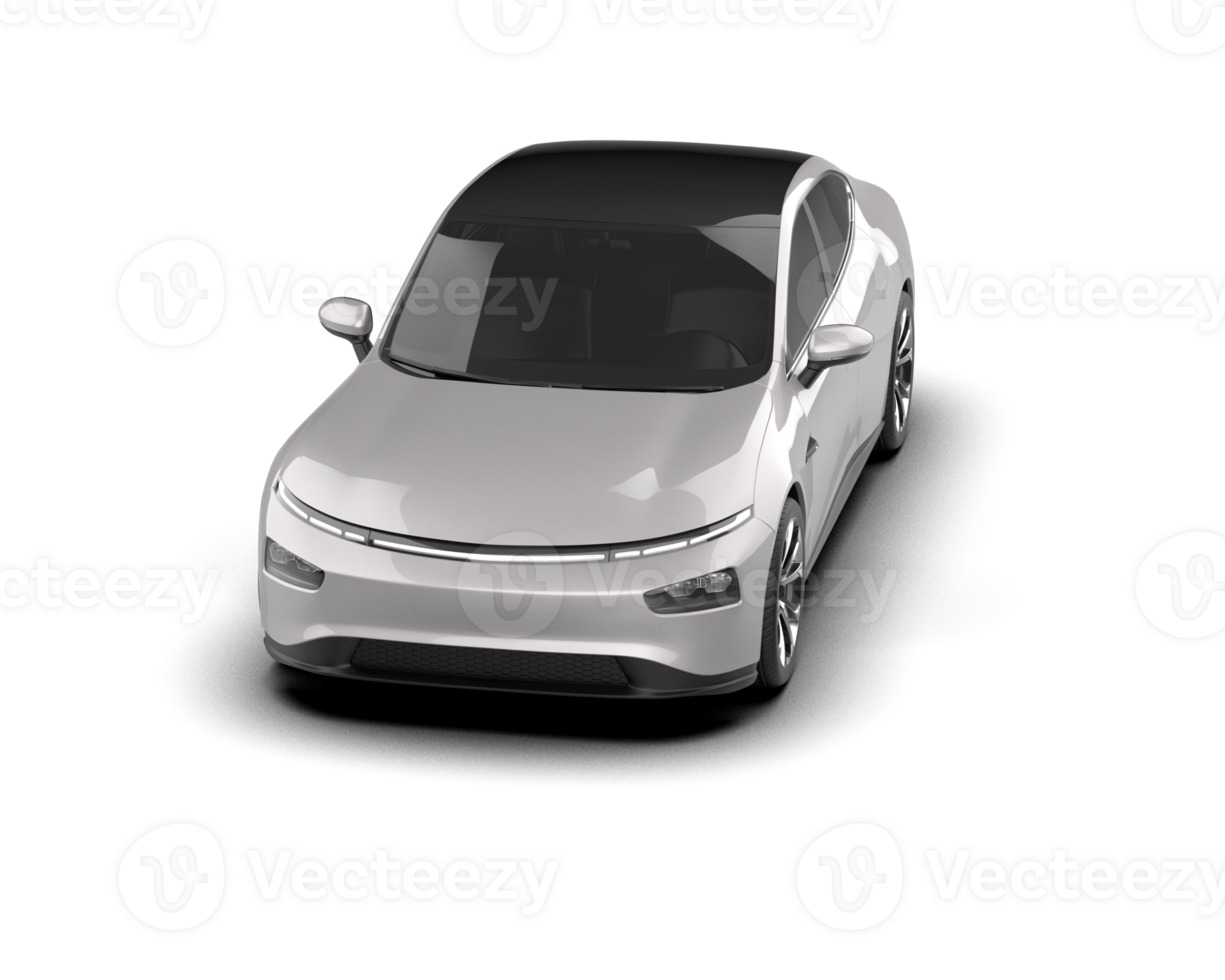 Modern car isolated on background. 3d rendering - illustration png