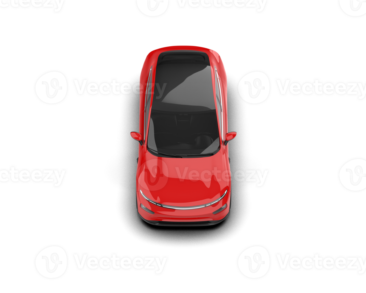 Modern car isolated on background. 3d rendering - illustration png