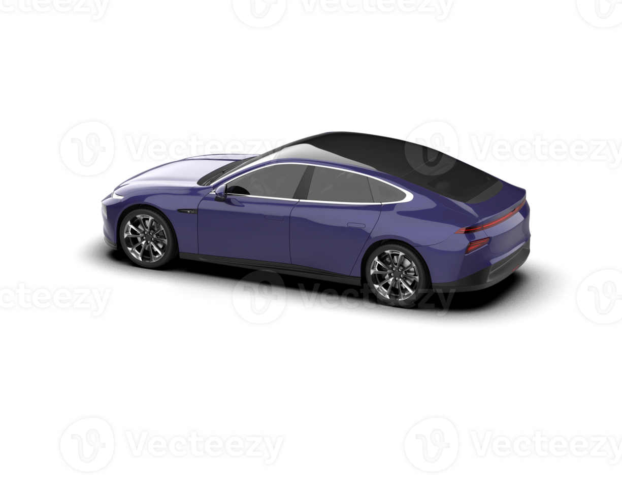 Modern car isolated on background. 3d rendering - illustration png