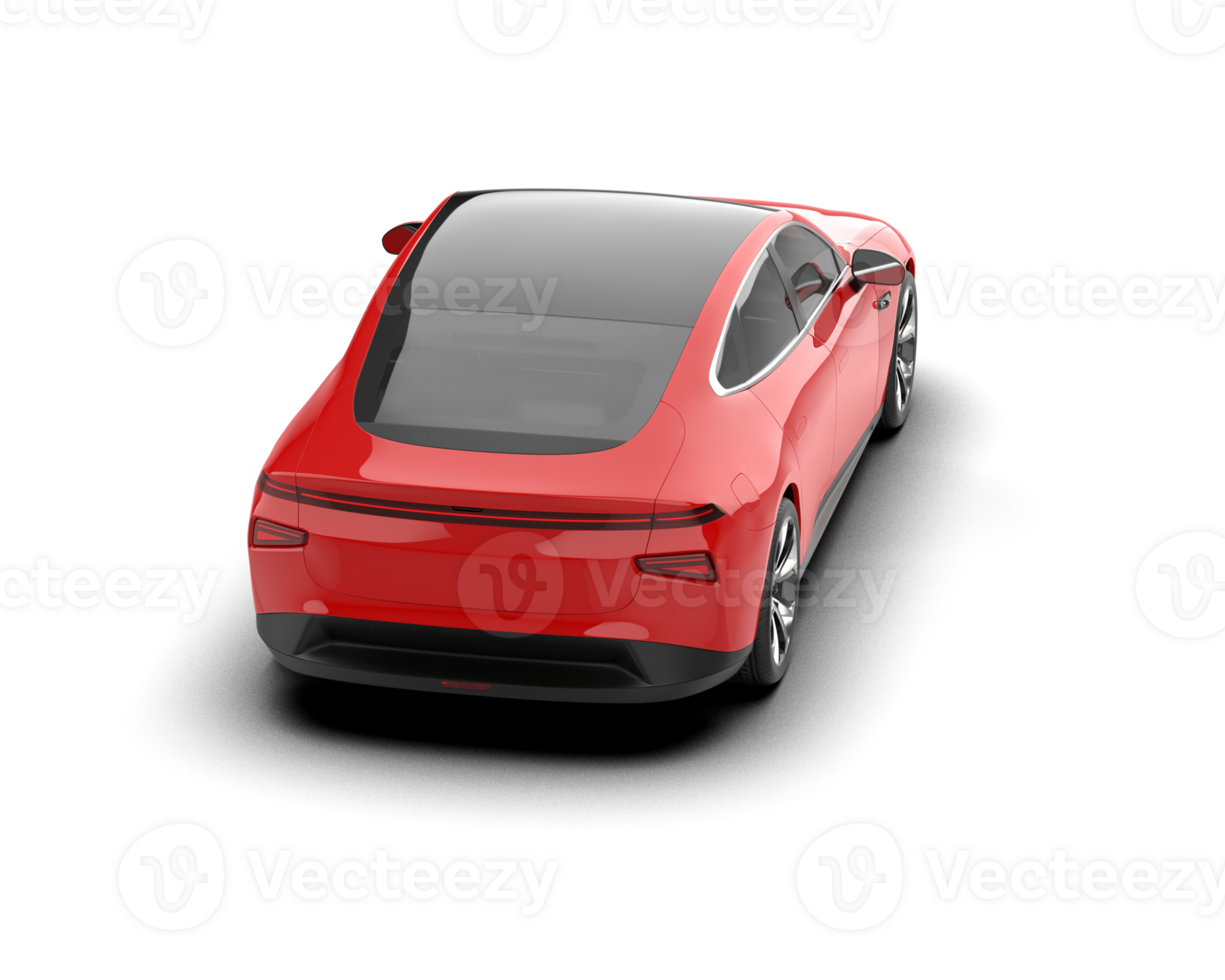 Modern car isolated on background. 3d rendering - illustration png