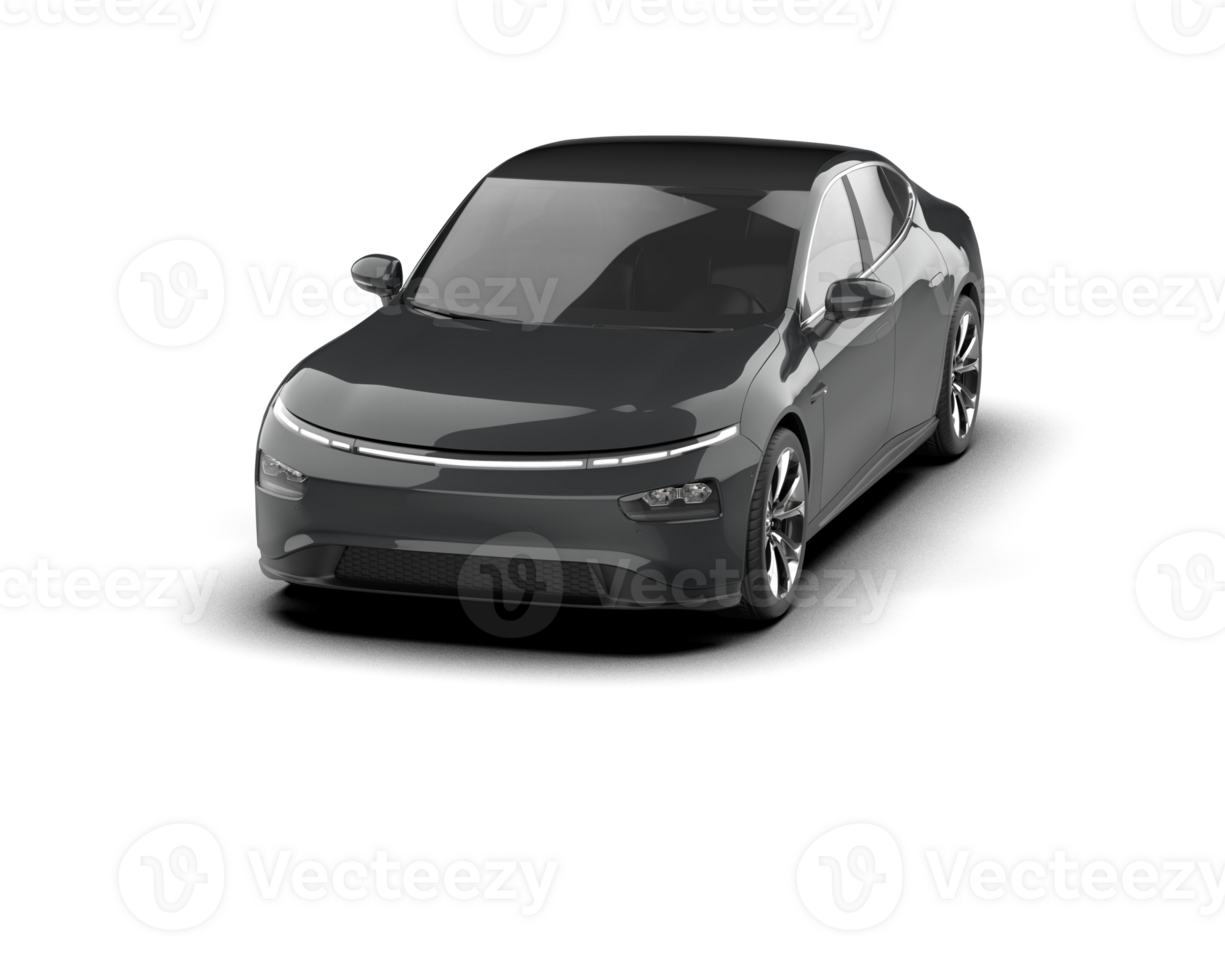 Modern car isolated on background. 3d rendering - illustration png