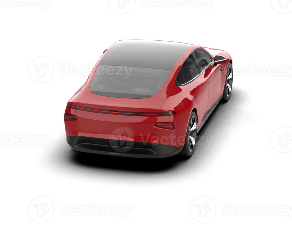 Modern car isolated on background. 3d rendering - illustration png