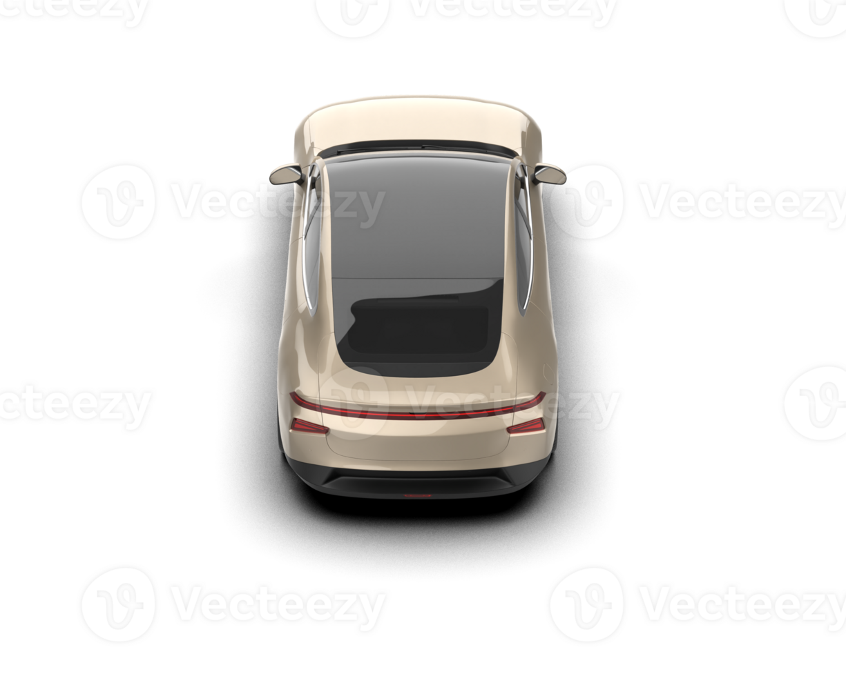 Modern car isolated on background. 3d rendering - illustration png