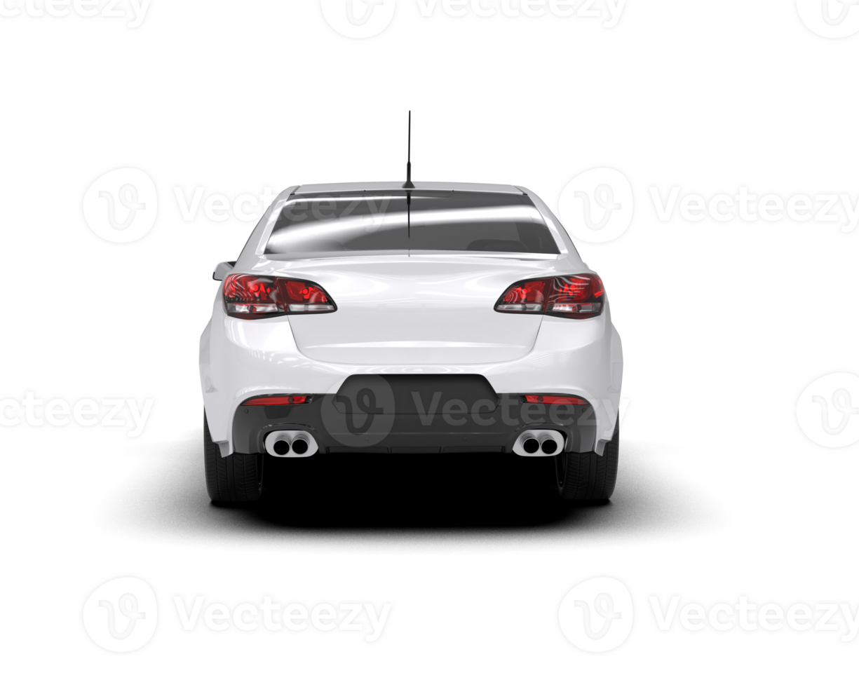Modern car isolated on background. 3d rendering - illustration png