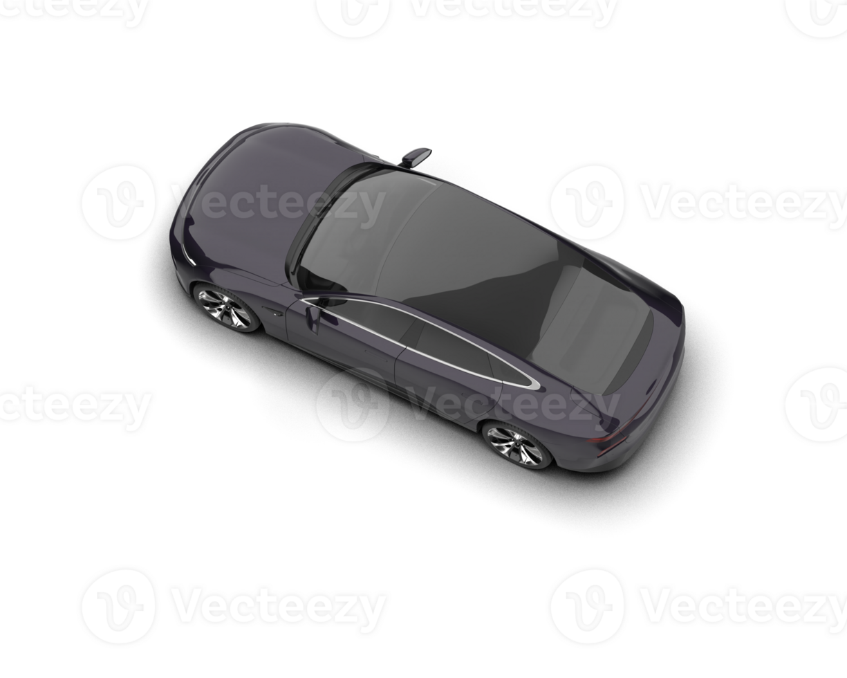 Modern car isolated on background. 3d rendering - illustration png