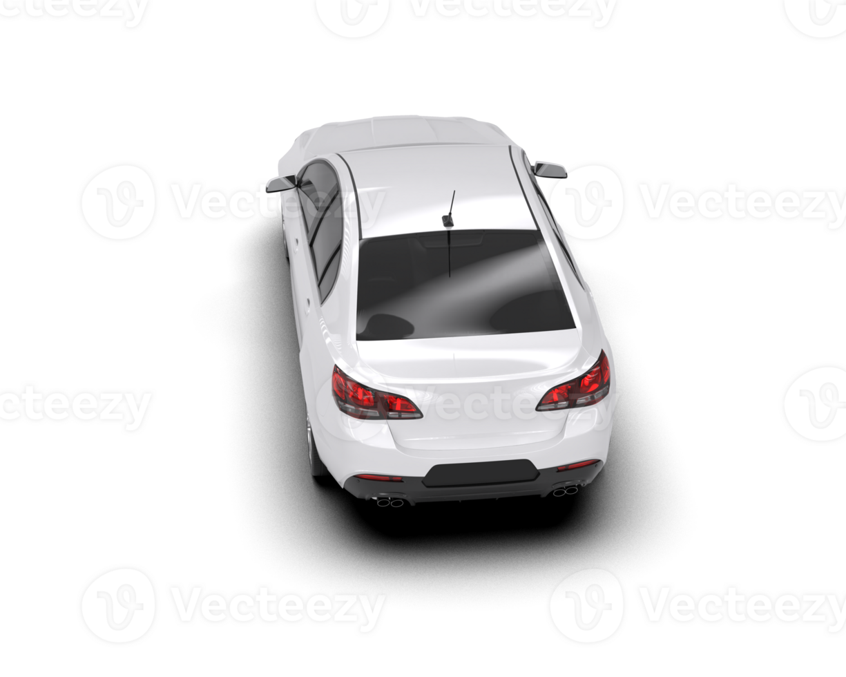 Modern car isolated on background. 3d rendering - illustration png