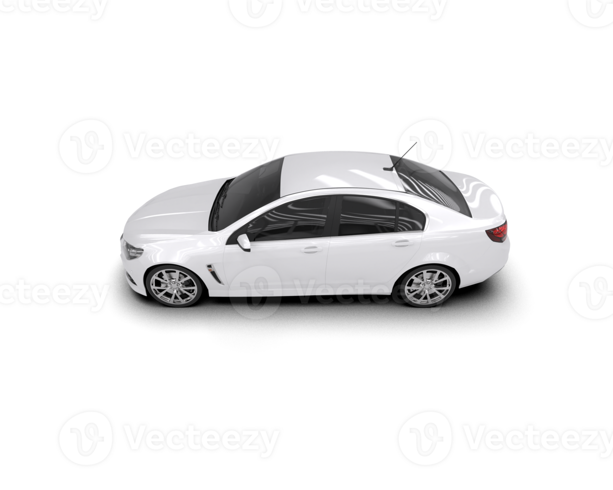 Modern car isolated on background. 3d rendering - illustration png