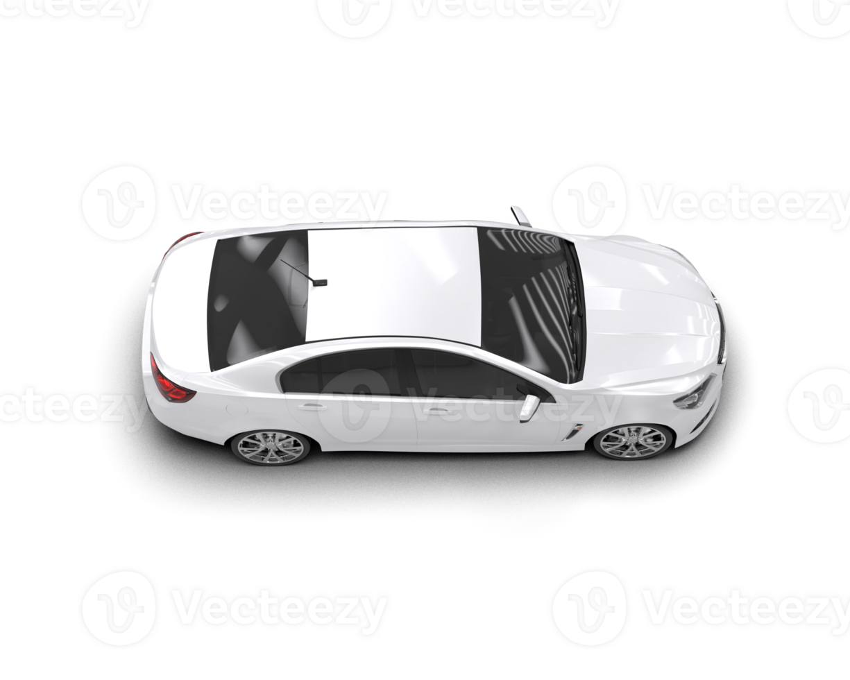 Modern car isolated on background. 3d rendering - illustration png