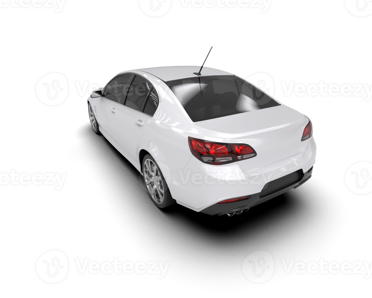 Modern car isolated on background. 3d rendering - illustration png