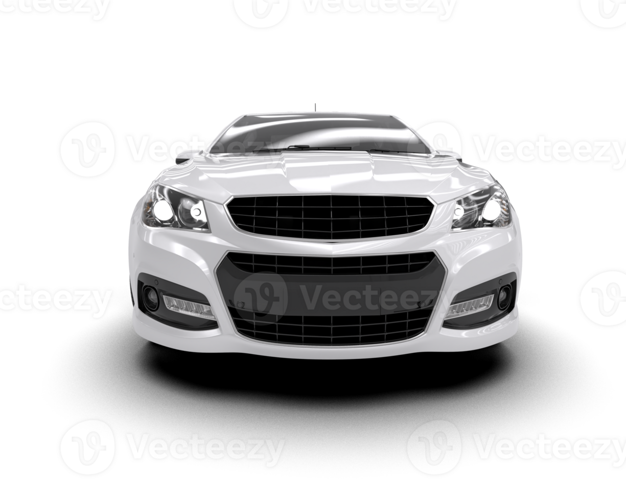 Modern car isolated on background. 3d rendering - illustration png
