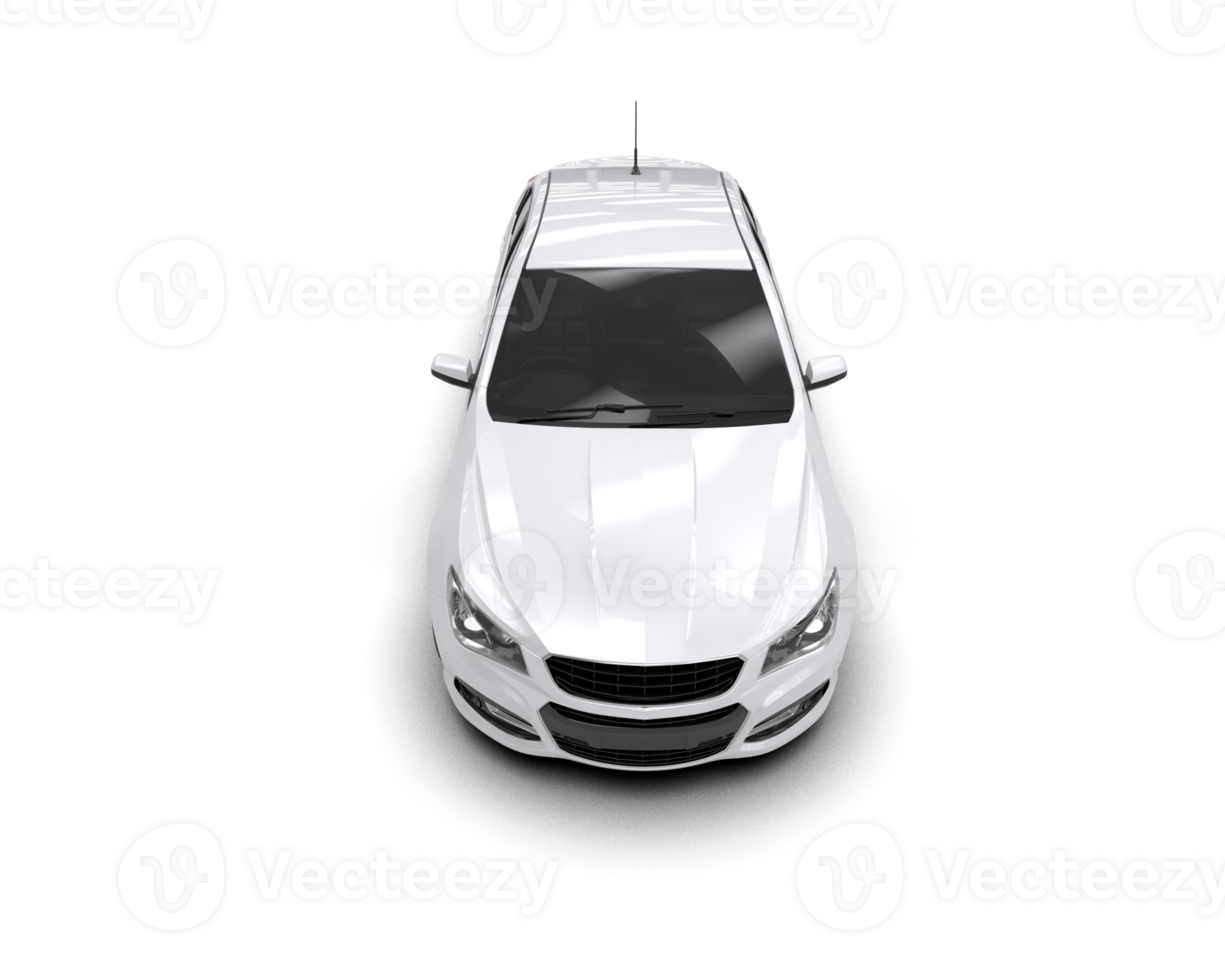 Modern car isolated on background. 3d rendering - illustration png