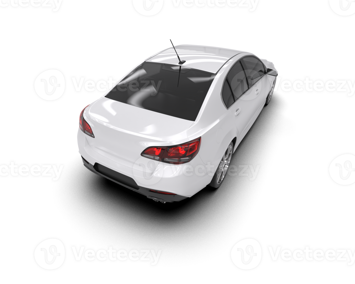 Modern car isolated on background. 3d rendering - illustration png