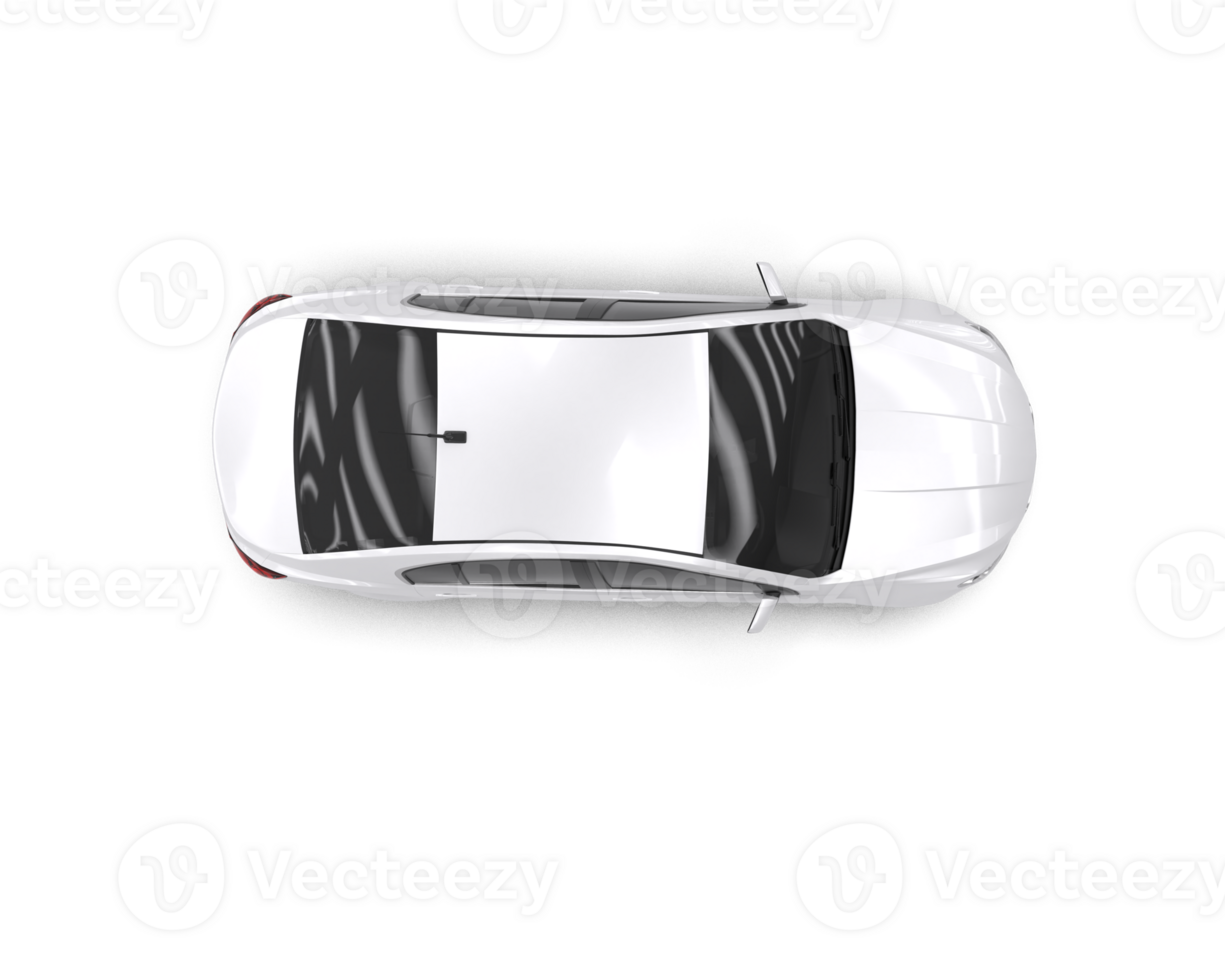 Modern car isolated on background. 3d rendering - illustration png