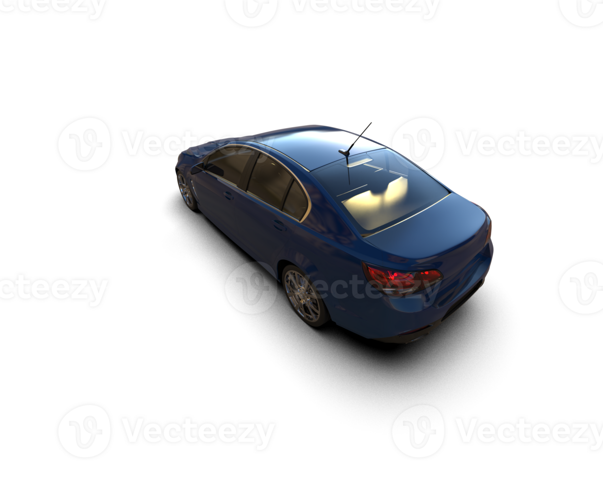Modern car isolated on background. 3d rendering - illustration png