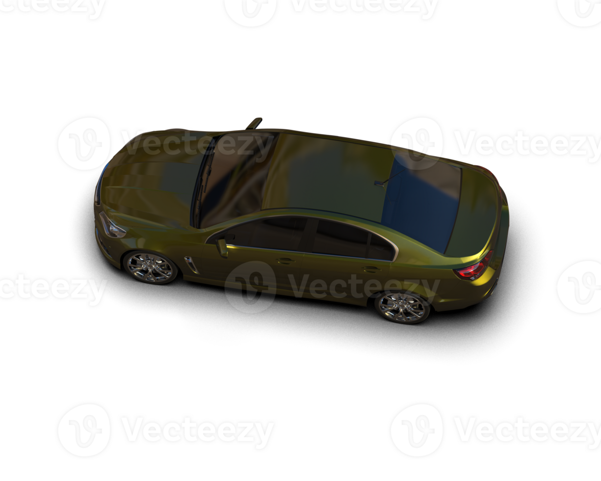 Modern car isolated on background. 3d rendering - illustration png
