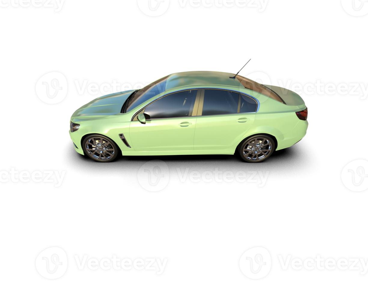 Modern car isolated on background. 3d rendering - illustration png