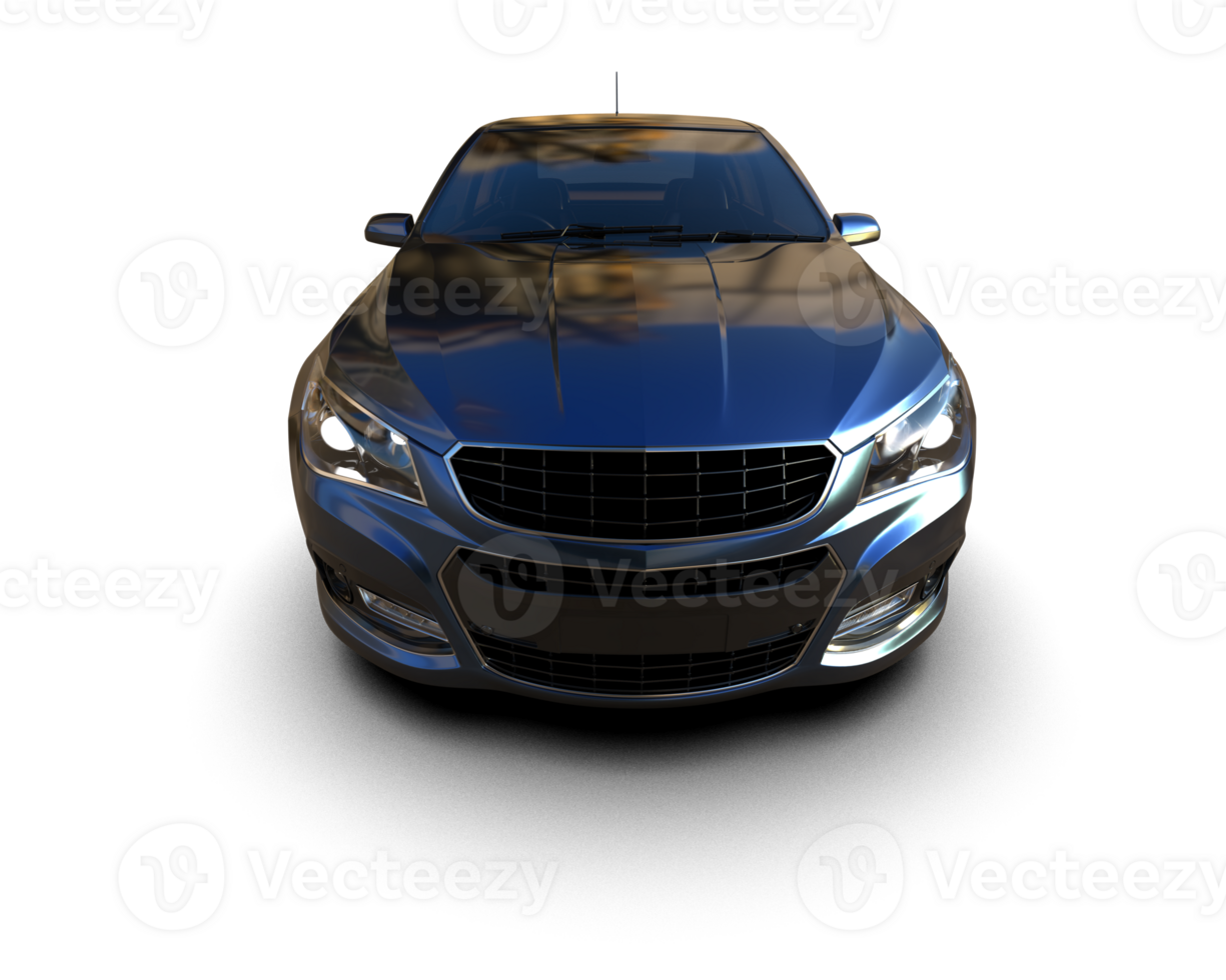 Modern car isolated on background. 3d rendering - illustration png