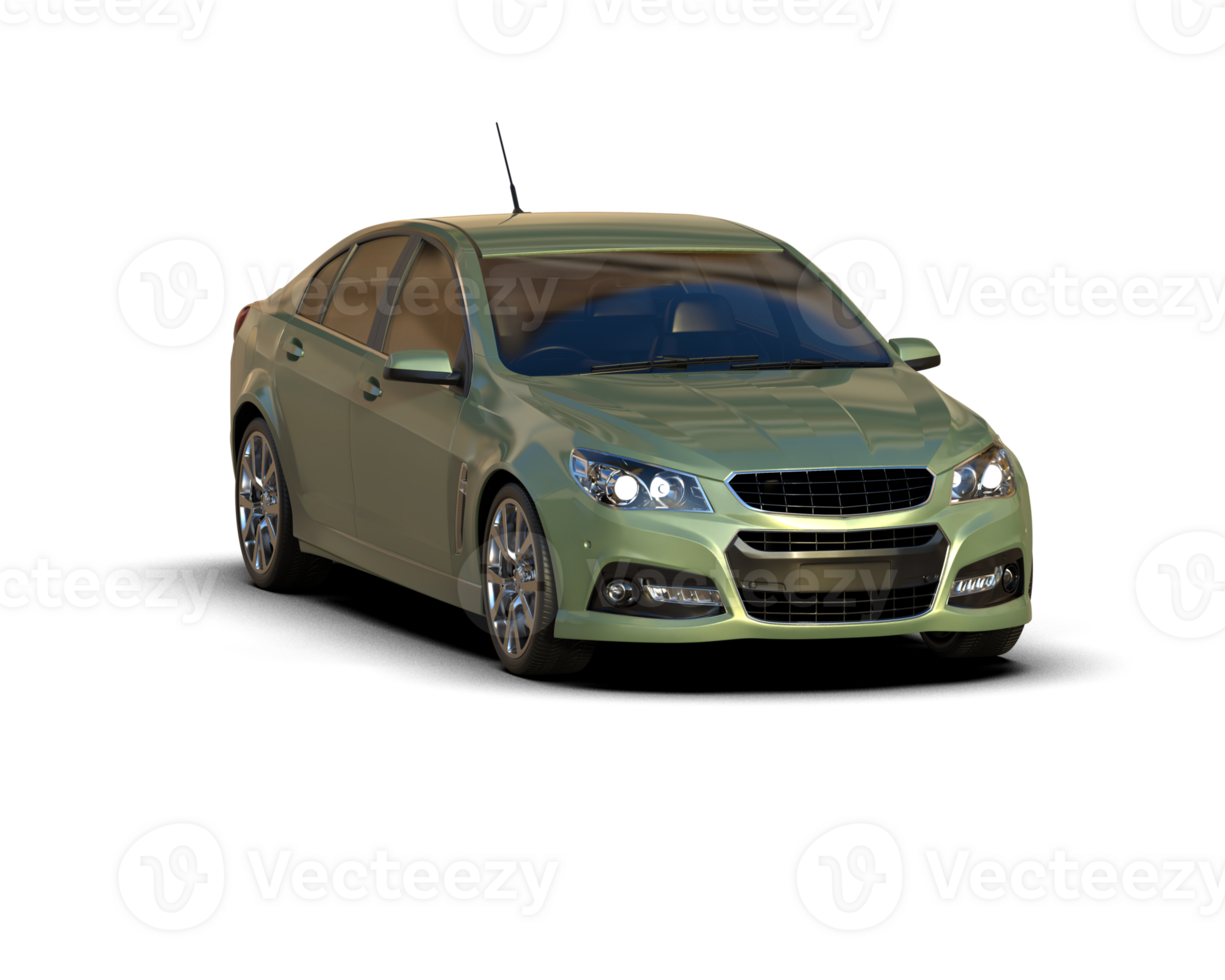 Modern car isolated on background. 3d rendering - illustration png