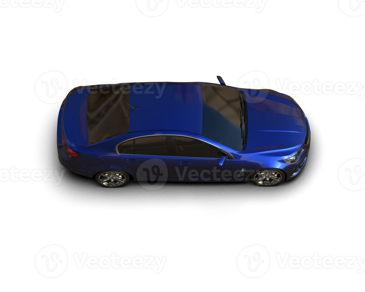 Modern car isolated on background. 3d rendering - illustration png