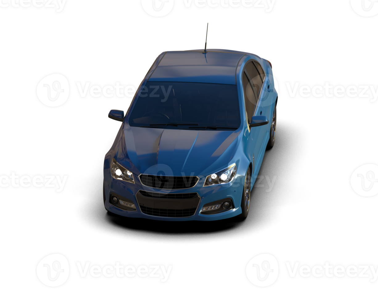 Modern car isolated on background. 3d rendering - illustration png
