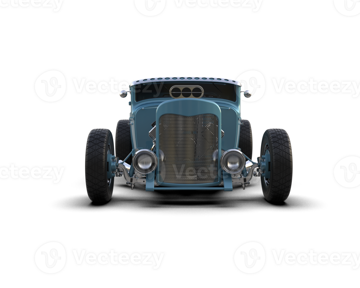 Muscle car isolated on background. 3d rendering - illustration png