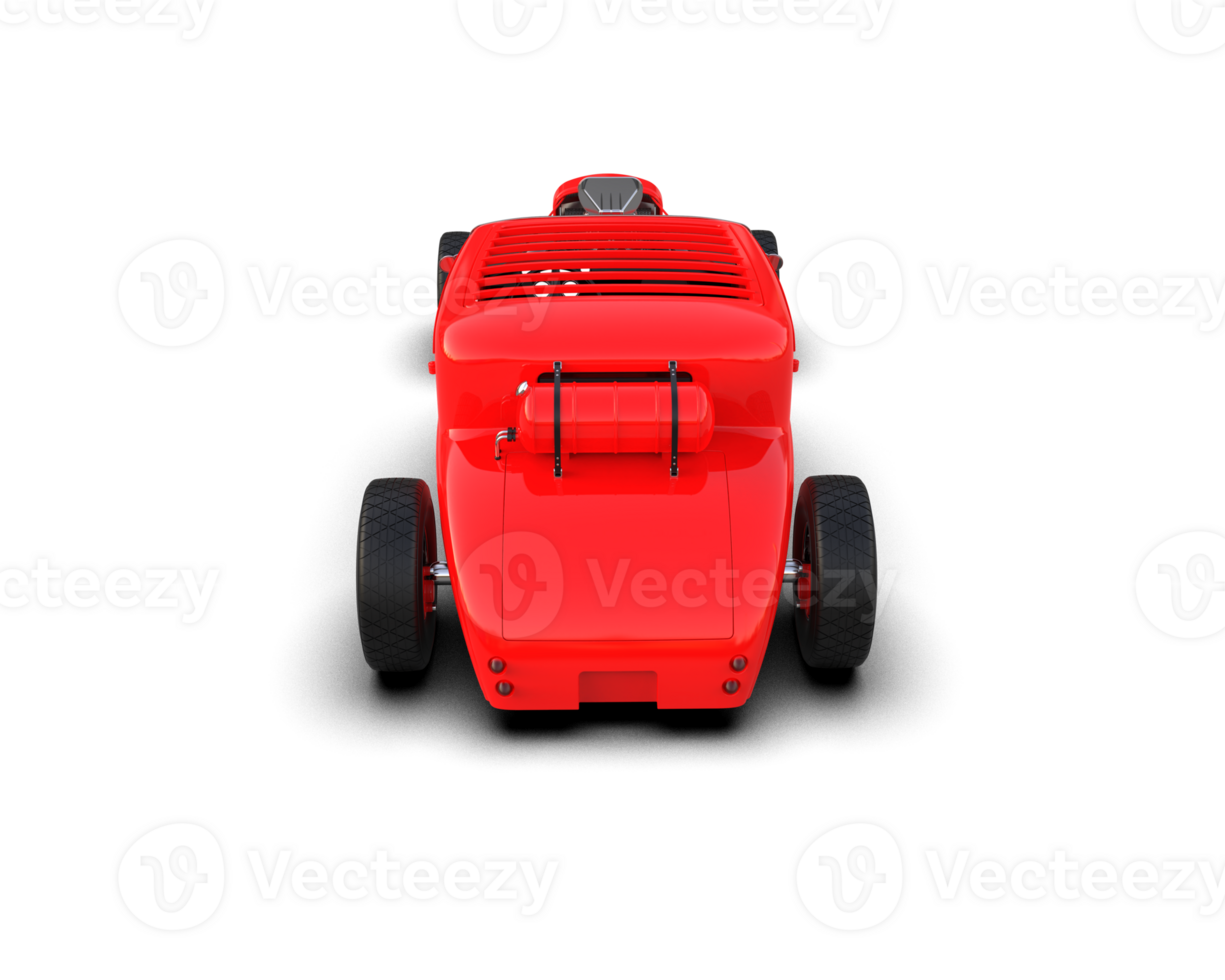 Muscle car isolated on background. 3d rendering - illustration png